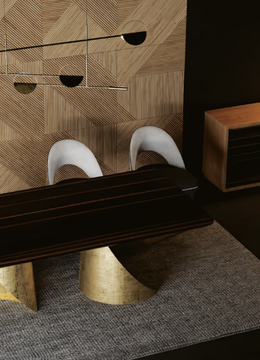 THOLOS - Rectangular glass table by CASA +39 - view 3